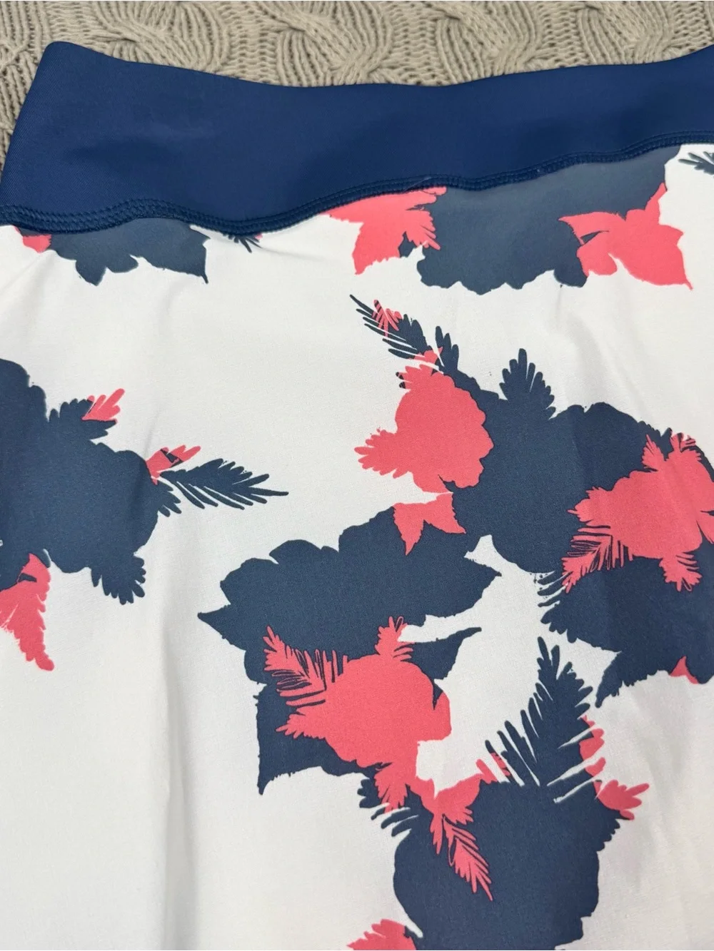 Puma Navy and Coral Floral Golf/Tennis Skort ~ XS